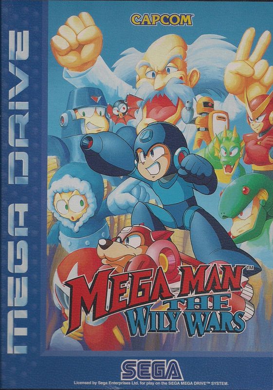 Mega Man: The Wily Wars [Collector's Edition] box art for Sega Mega Drive